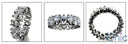 Eternity Pear Shape 8.5 TCW Cubic Zirconia Cz Ring