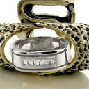 Mens 8mm Princess Channel Set Cubic Zirconia CZ Wedding Band