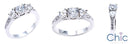 Anniversary Round C arts Cubic Zirconia Cz Ring