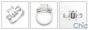 3 Carat Emerald Cut Cubic Zirconia Center Tapered Baguettes Engagement 14K White Gold Ring