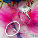 Plain Wedding 2.5MM Wedding Cubic Zirconia CZ Band 