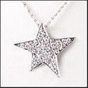 Cubic Zirconia Cz Star Pendant
