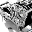 Anniversary Round 1 Ct Bezel Ct Halo Cubic Zirconia Cz Ring