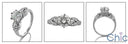 Engagement 1.75 TCW Round CZ Cubic Zirconia Cz Ring