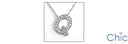 Cubic Zirconia Cz Q Letter Initial Pendant