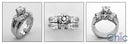 Matching Set ring Cubic Zirconia Cz Ring