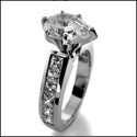 Engagement 2 Ct Pear Tiffany Prongs Cubic Zirconia Cz Ring