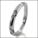 Eternity .50 TCW Pave Set Wedding Cubic Zirconia Cz Ring