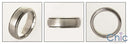 Mens 6mm Titanium Wedding Band