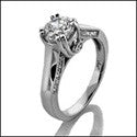 Engagement Round .75 Ct Center - Smoothandd Cubic Zirconia Cz Ring