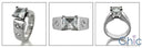 Engagement 1.5 Ct . Princess Center Burnished Princess Cubic Zirconia Cz Ring