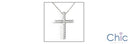 Cubic Zirconia Cz Cross Pave .42 Ct Round Pendant