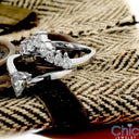 Solitaire .75 Pear Center Engagement Cubic Zirconia Cz Ring