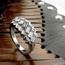 Fine Jewelry Baguette Ct Round Channel Cubic Zirconia Cz Ring
