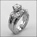 Matching Set ring Cubic Zirconia Cz Ring