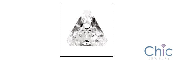 2 Ct Triangle Trillion Cubic Zirconia CZ Loose stone