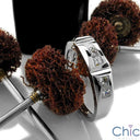 Mens .30 TCW Channel Set Round Cubic Zirconia CZ Wedding Band