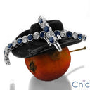 Sapphire & Diamond Channel Half Bezel Cubic Zirconia CZ Bracelet