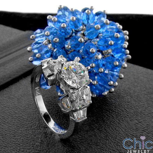 Engagement 2.25 Ct Bridal Cubic Zirconia Cz Ring