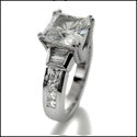 Anniversary Princess 2 Ct Cubic Zirconia Cz Ring