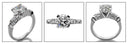 Engagement Brilliant Round 1 Ct CZ Cubic Zirconia Cz Ring