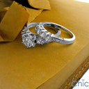 Matching Set 2.3 Ct Cubic Zirconia Cz Ring