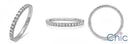 Wedding 0.50 TCW Half Way Pave Cubic Zirconia Band