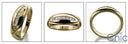 Mens .25 Princess Channel Cubic Zirconia CZ Wedding Band