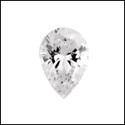 1.5 Ct Pear Shape Tear Drop Cubic Zirconia CZ Loose stone