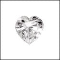 Heart Shape 1 Ct Cubic Zirconia CZ Loose stone