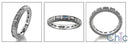 Eternity 1.75 TCW Baguette Channel Engraved Cubic Zirconia Cz Ring