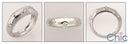 Wedding 0.15 TCW Tiffany Style Round Bezels Cubic Zirconia CZ Band 