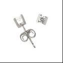 1 Ct Round Channel Set Cubic Zirconia CZ Earrings