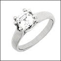 Solitaire Asscher 1 Ct Single Stone Cubic Zirconia Cz Ring